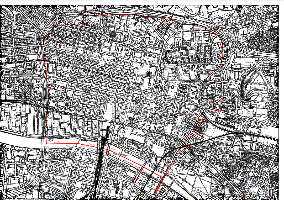 Glasgow LEZ Map 